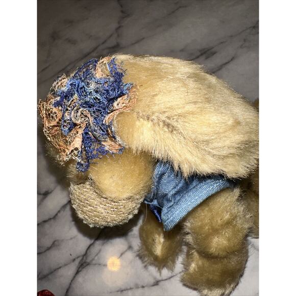 2000 VINTAGE TY Attic Treasures Casey Dog Plush Jointed terrier golden retriever - Picture 2 of 8